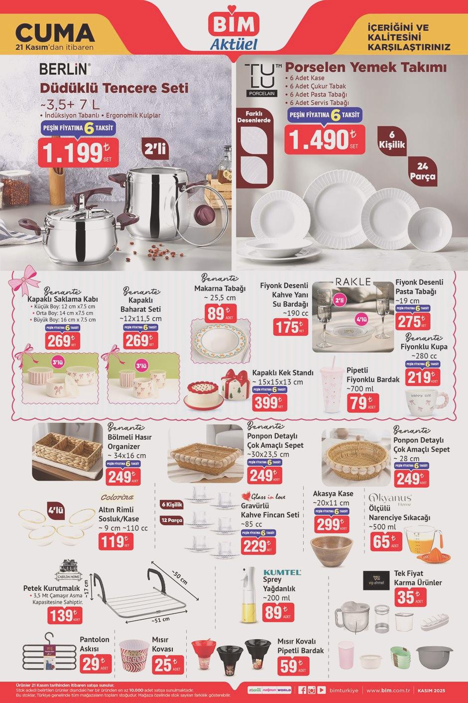 BİM 18-21 Kasım 2025 Aktüel Ürünler Kataloğu: Bu Hafta Öne Çıkan İndirimler ve Yeni Fırsatlar