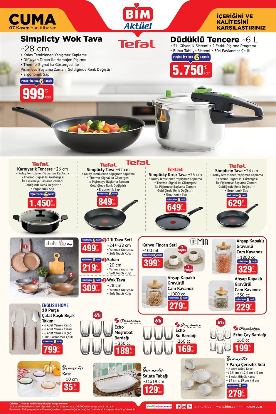 BİM 4-5-7 Kasım 2025 Aktüel Kataloğu ve İndirimli Ürünler | Gelecek Hafta Bim Kampanyaları