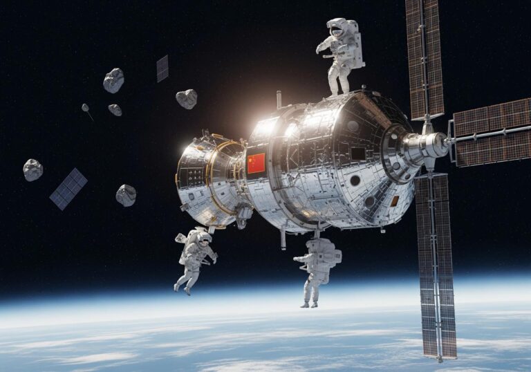 Çin’in Shenzhou-20 Uzay Görevi Uzay Enkazı Tehlikesi Nedeniyle Uzatıldı