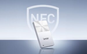 Discover the Lexar TouchLock SSD with NFC security, MagSafe support,