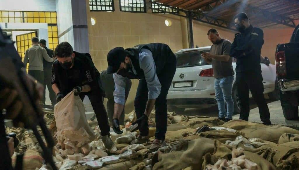Syrian Authorities Uncover Massive Narcotics Cache Hidden in Damascus Graveyard