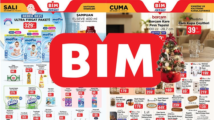 23-26 Aralık 2025 BİM Aktüel Ürünler Kataloğu Yayınlandı