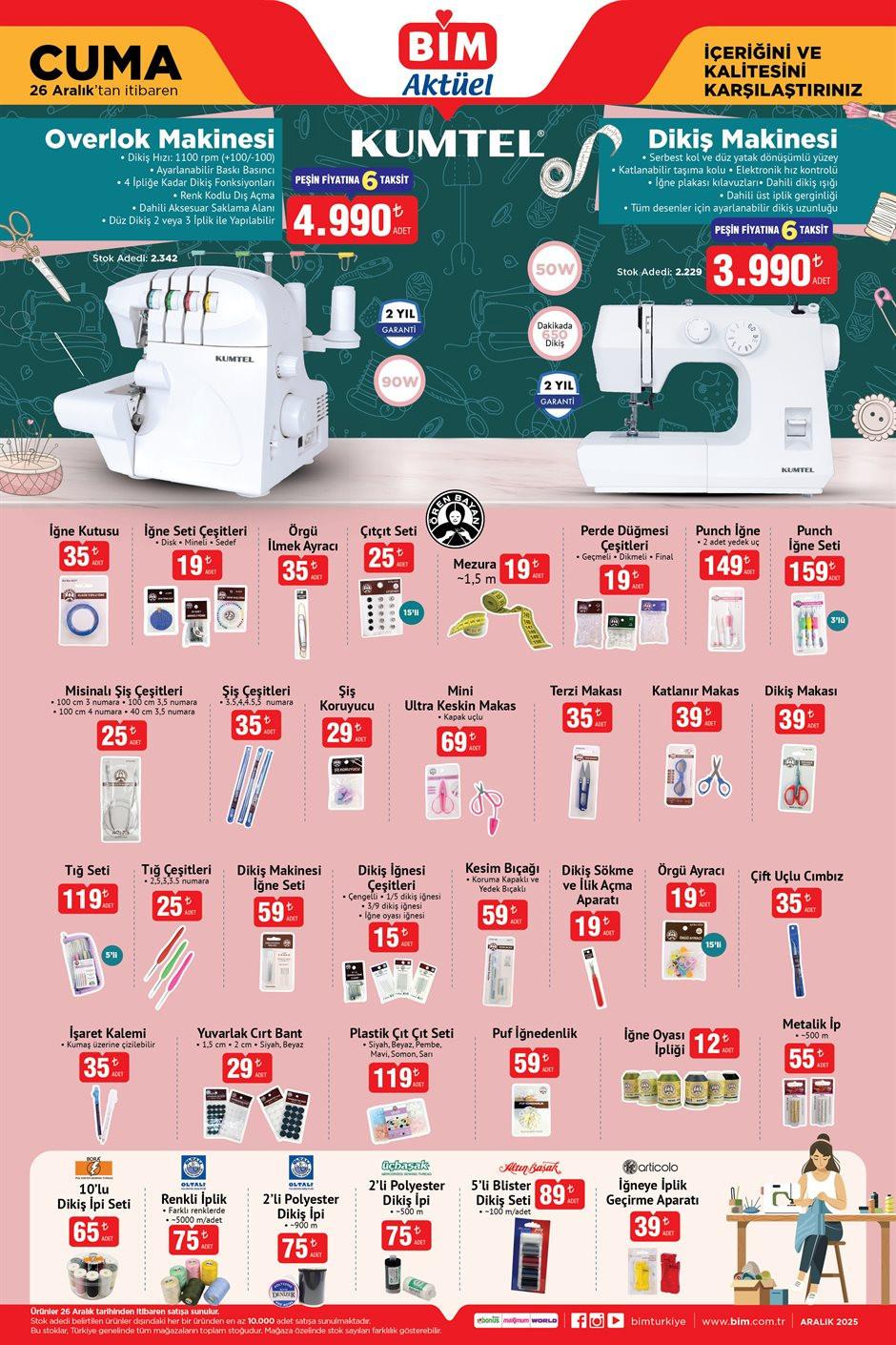 23-26 Aralık 2025 BİM Aktüel Ürünler Kataloğu: Bu Haftanın En Yeni İndirimleri