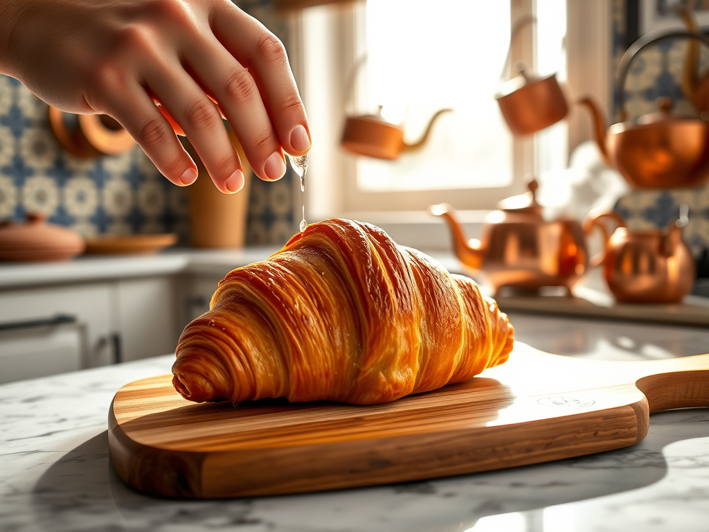 Bayatlamış kruvasanı mikrodalgada ısıtmadan nasıl taze hale getiririm?