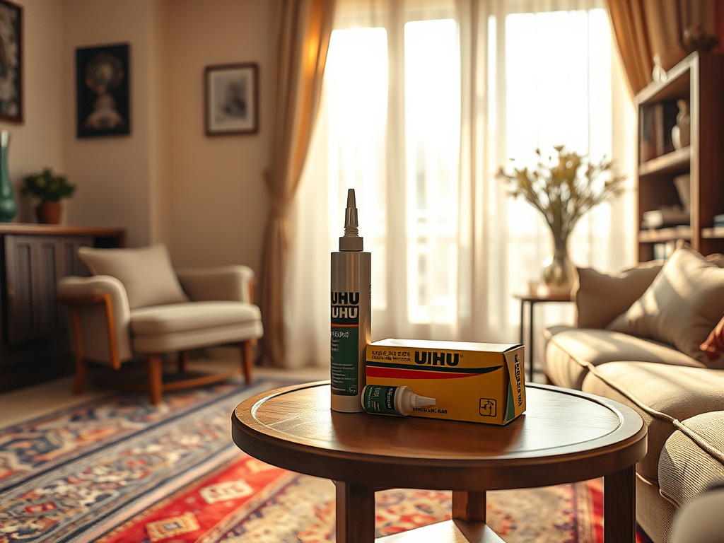 Uhu, farklı yüzeyleri birleştirmek için özel kimyasal bileşenlerle hazırlanmış bir