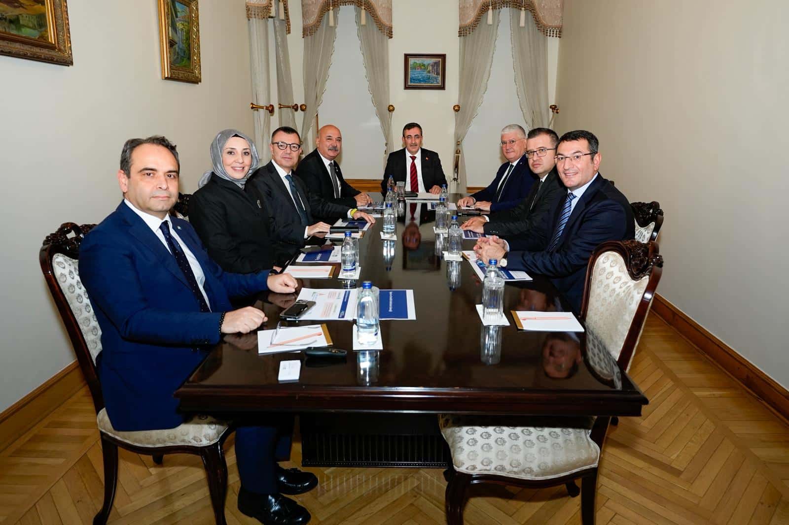 Vice President Cevdet Yılmaz Meets TSB Board to Shape the Future of Turkish Insurance