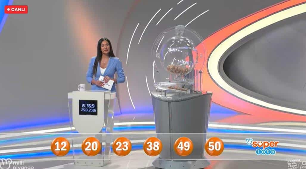 25 Ocak 2026 Süper Loto Sonuçları