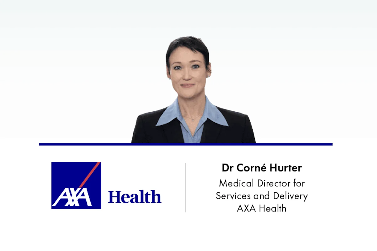 AXA Health, Hizmet ve Teslimat Birimi Tıbbi Direktörlüğüne Dr. Corné Hurter’i Atadı