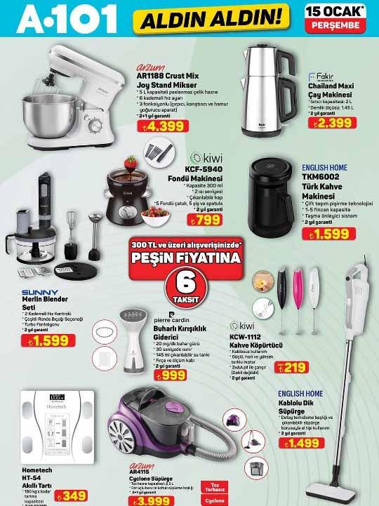 A101 15 Ocak 2026 Afiş: Yeni Ürünlerin Tam Listesi