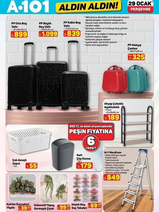 A101 Aldın Aldın kataloğu 29 Ocak 2026 indirimli ürün listesi yayımlandı