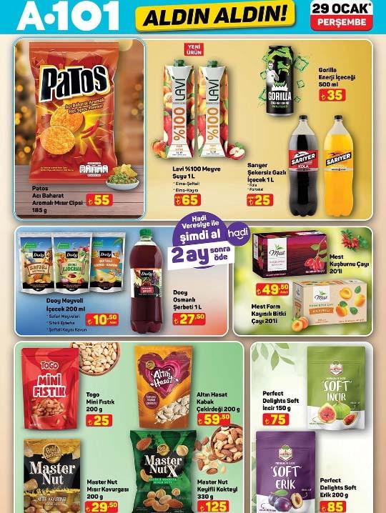 A101 Aldın Aldın kataloğu 29 Ocak 2026 indirimli ürün listesi yayımlandı