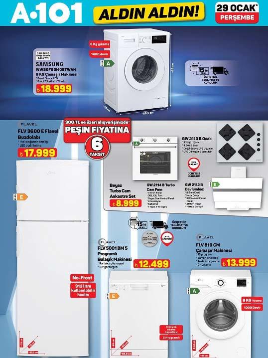 A101 Aldın Aldın kataloğu 29 Ocak 2026 indirim fırsatlarıyla geliyor