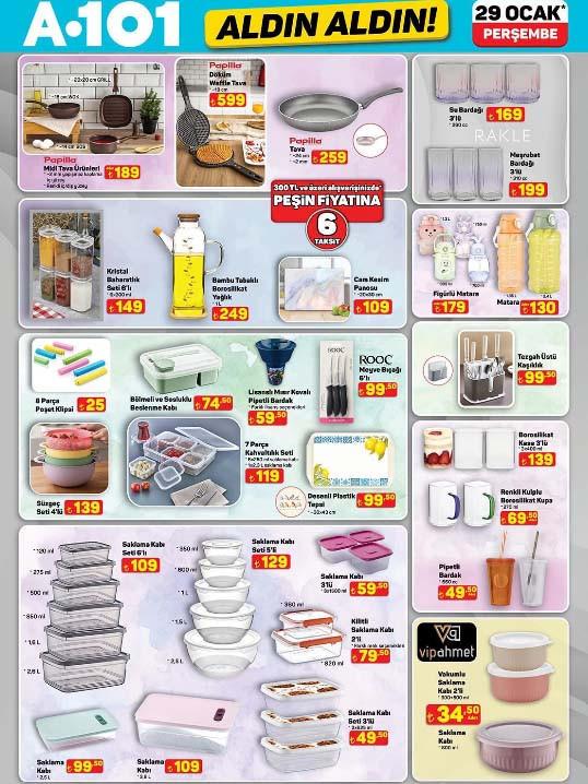A101 Aldın Aldın kataloğu 29 Ocak 2026 indirim fırsatlarıyla geliyor