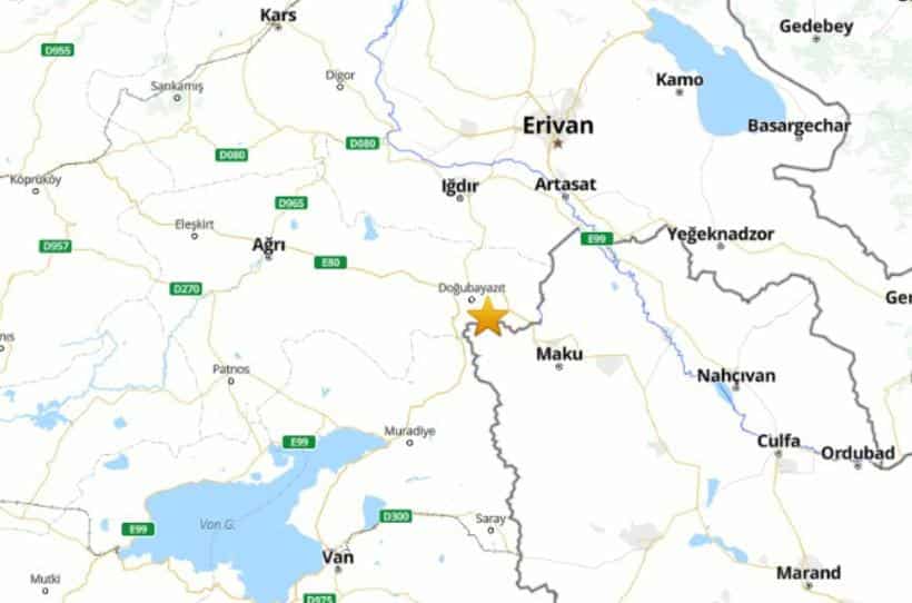 AFAD'dan Deprem Bildirimi