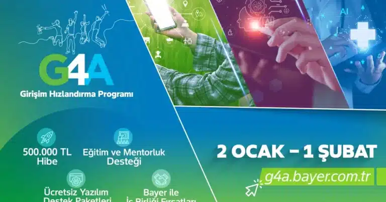 Bayer G4A Girişim Hızlandırma Programı Başvuruları İçin Son Hafta