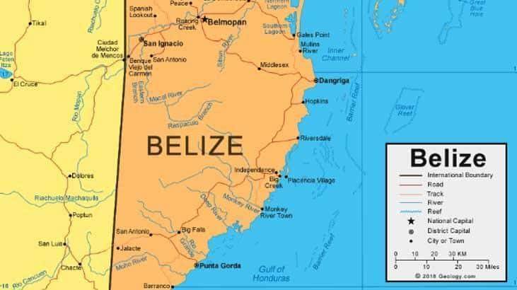 Belize Bayrağı, Konumu, Nüfusu ve Kültürel Özellikleri