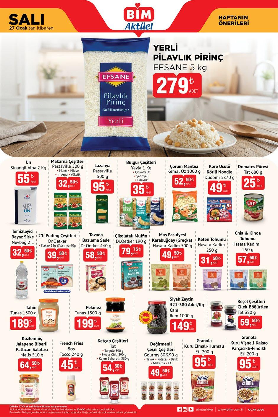 30 Ocak 2026 Bim Aktüel Ürünleri