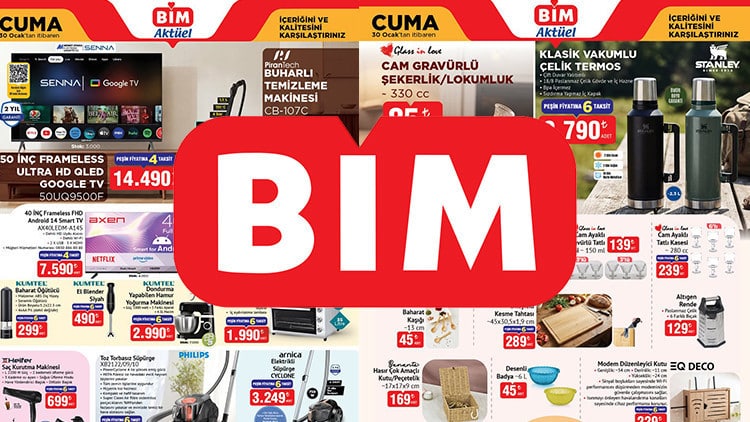 Bim Aktüel 30 Ocak 2026 Kataloğu Yayınlandı: Bu Hafta İndirimdeki Ürünler