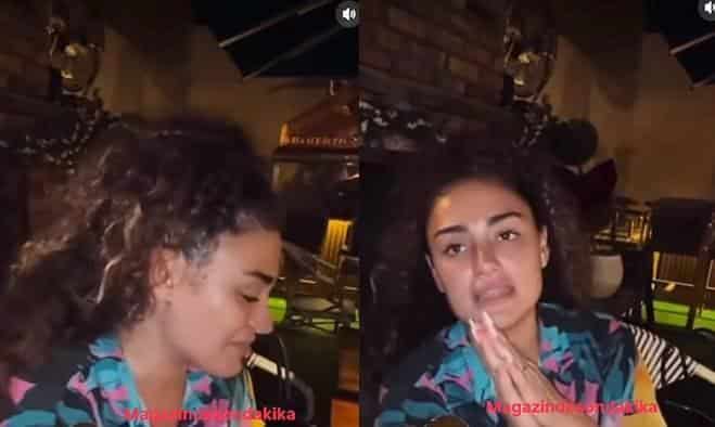 Yüz ifadesiyle dikkat çekti