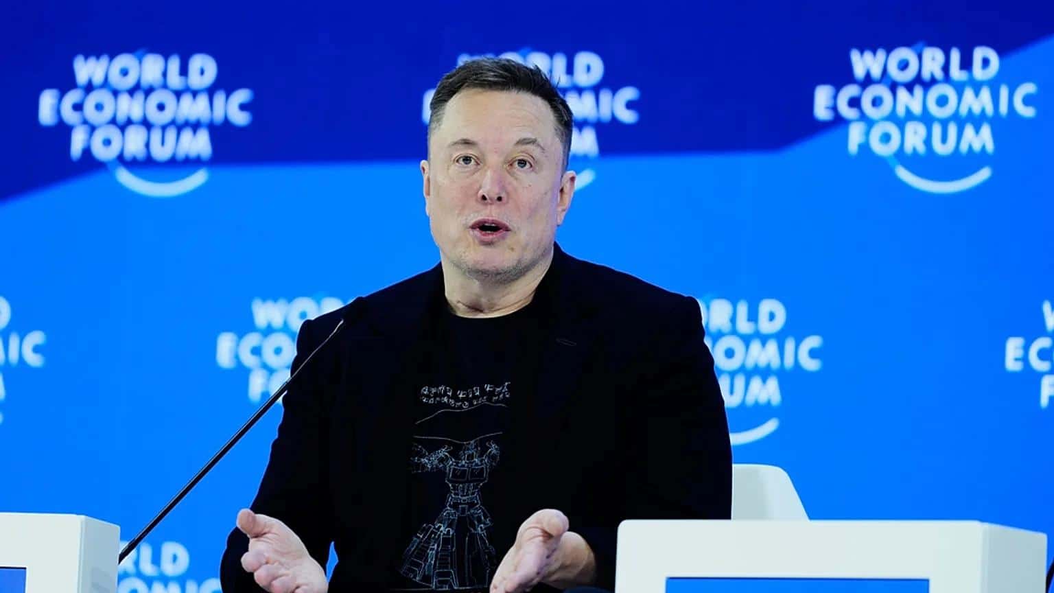 Elon Musk Davos’ta İlk Kez Konuştu