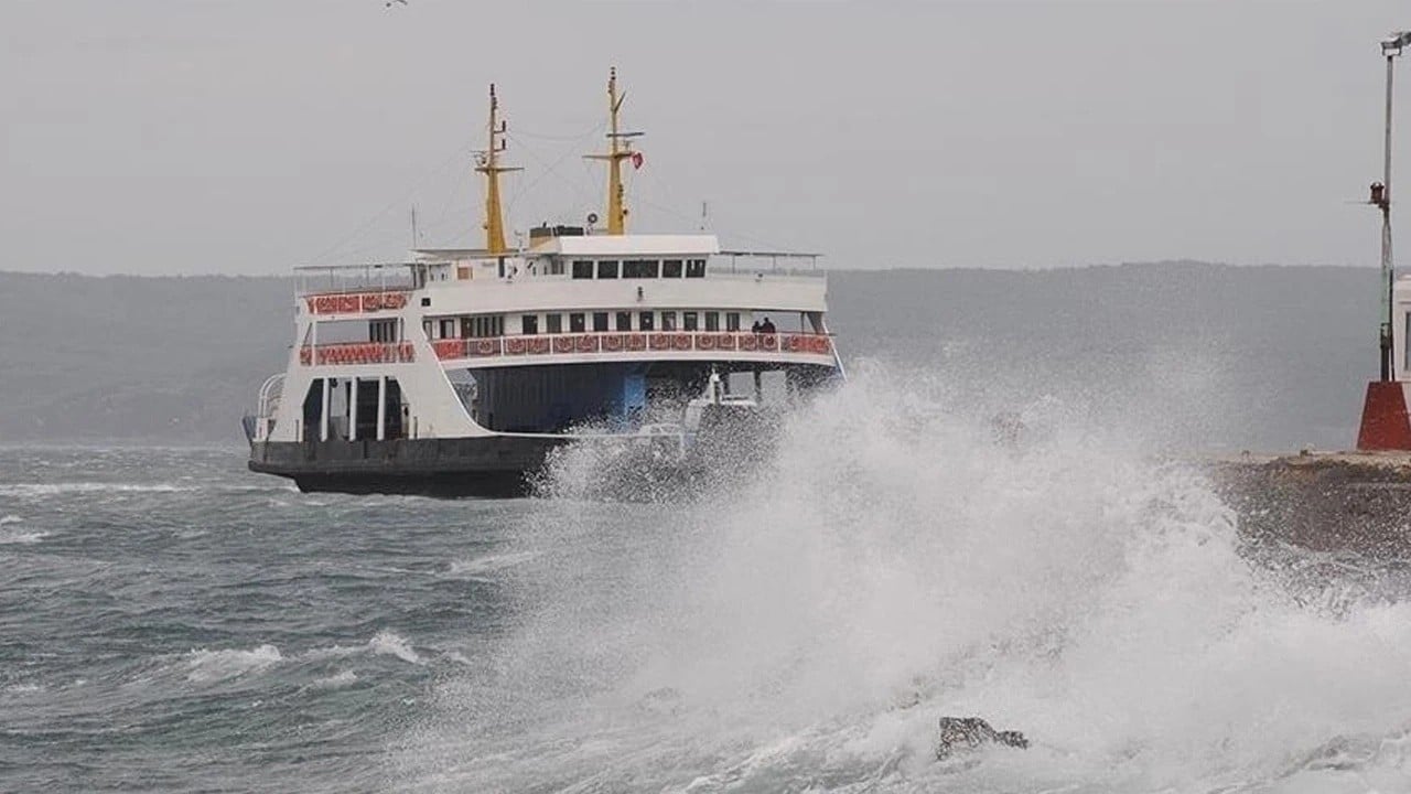 Güney Marmara’da yarın yapılacak feribot seferleri iptal edildi