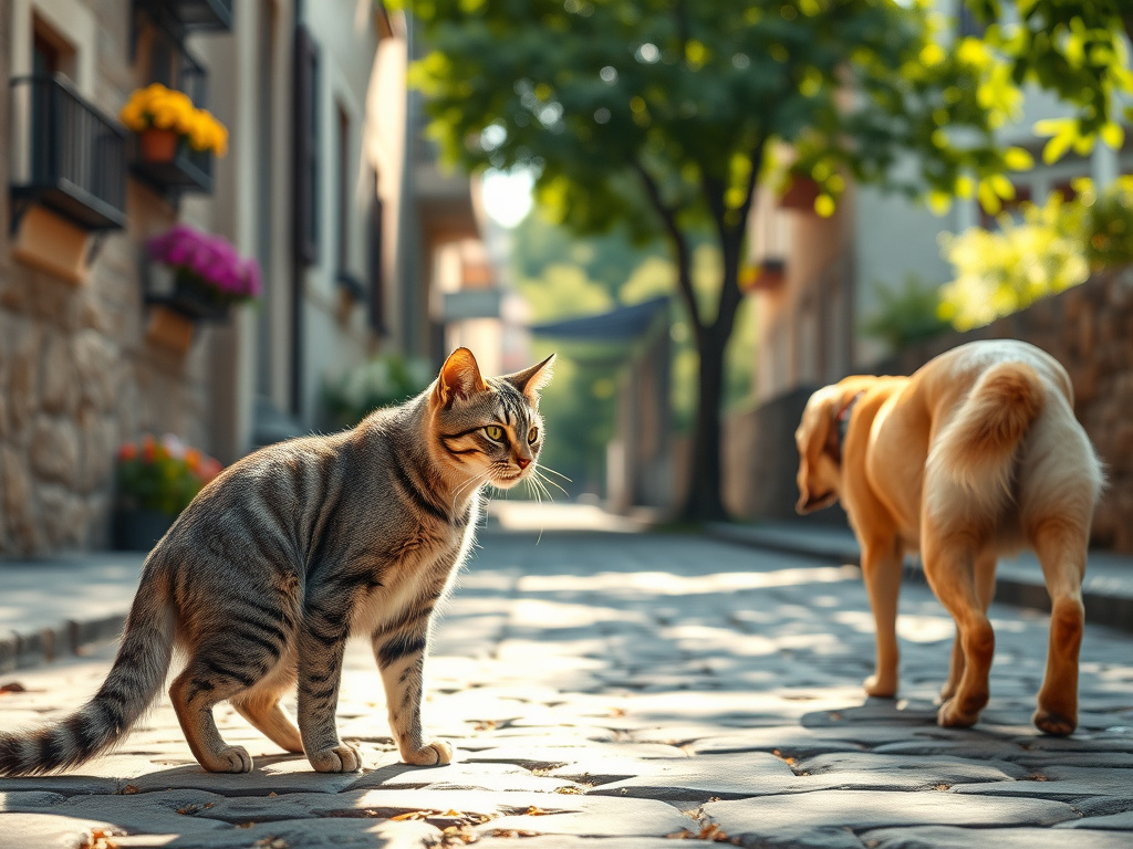 Kediler köpeklere neden saldırır?