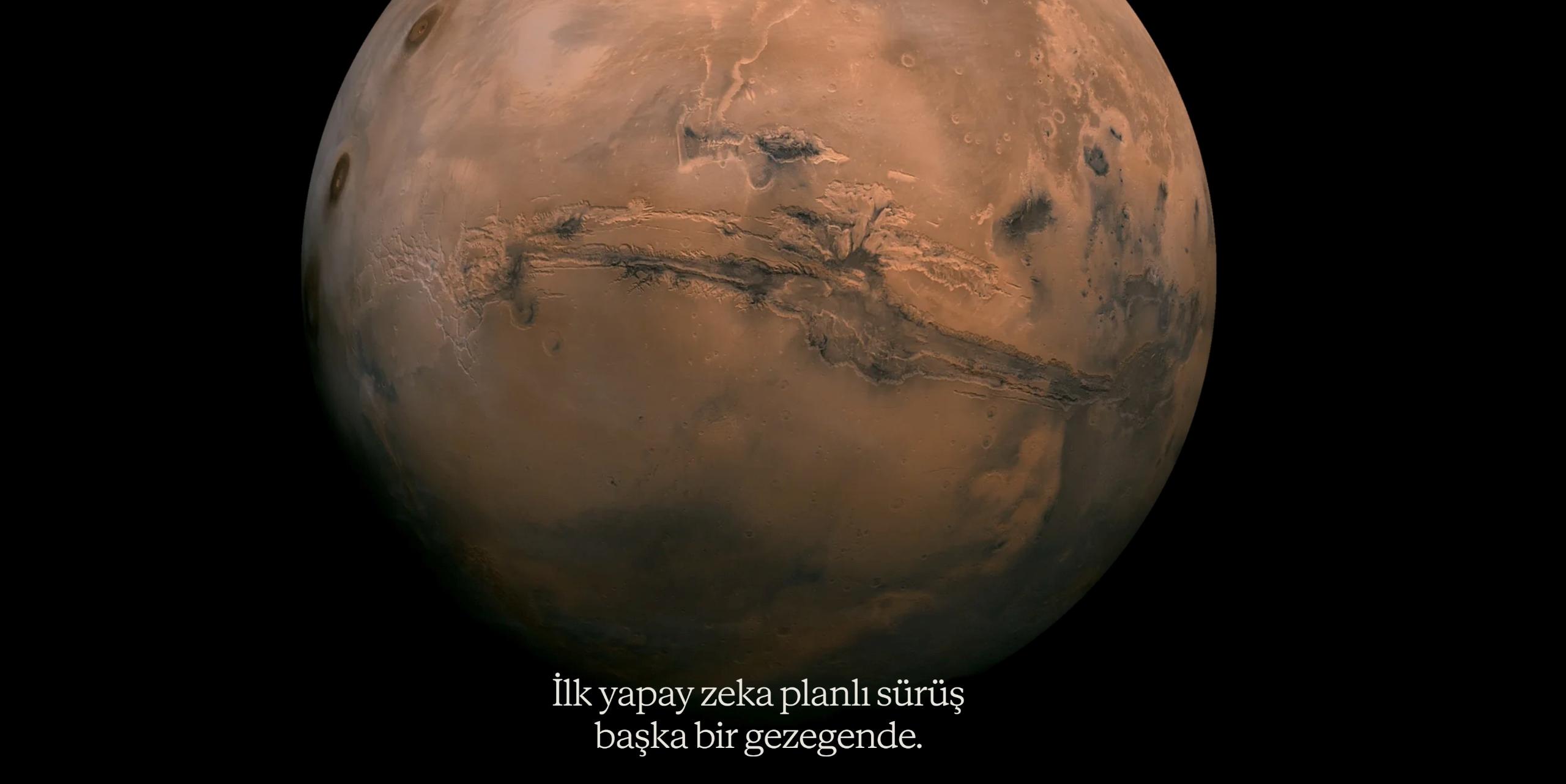 Nasa Mars Perseverance gezgini için Claude yapay zekâsını kullandı