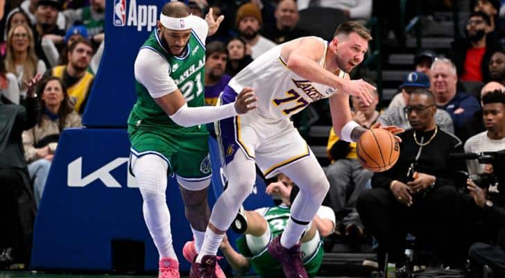 NBA’de Los Angeles Lakers, Dallas Mavericks’i deplasmanda mağlup etti