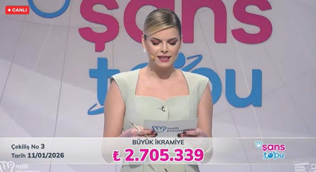 11 Ocak 2026 Şans Topu Kazanan Numaralar