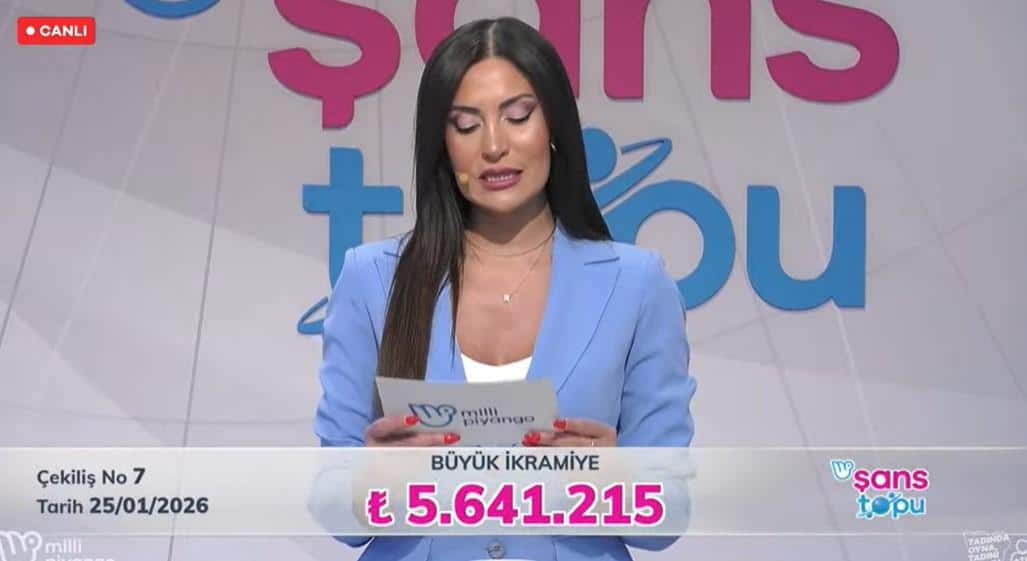 25 OCAK ŞANS TOPU SONUÇLARI