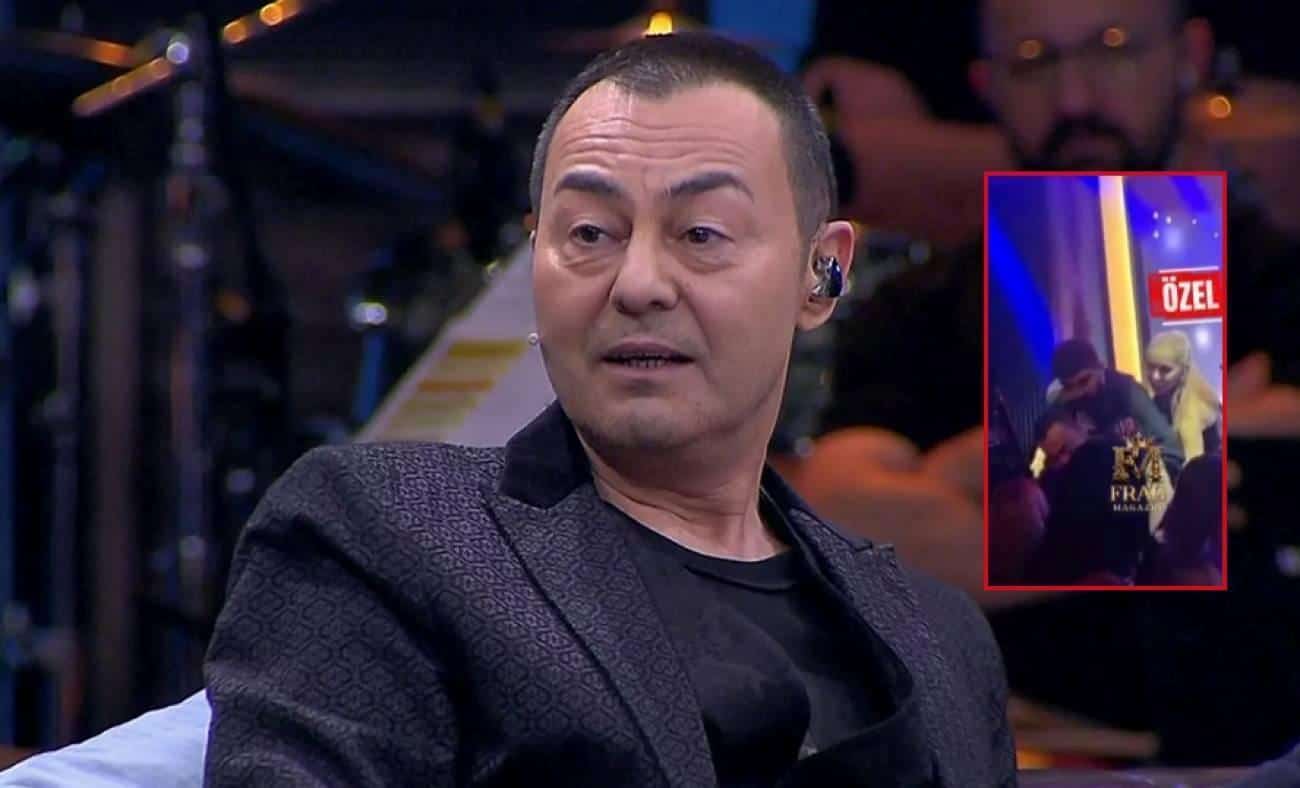 Serdar Ortaç konser sırasında sahnede dengesini kaybedip düştü