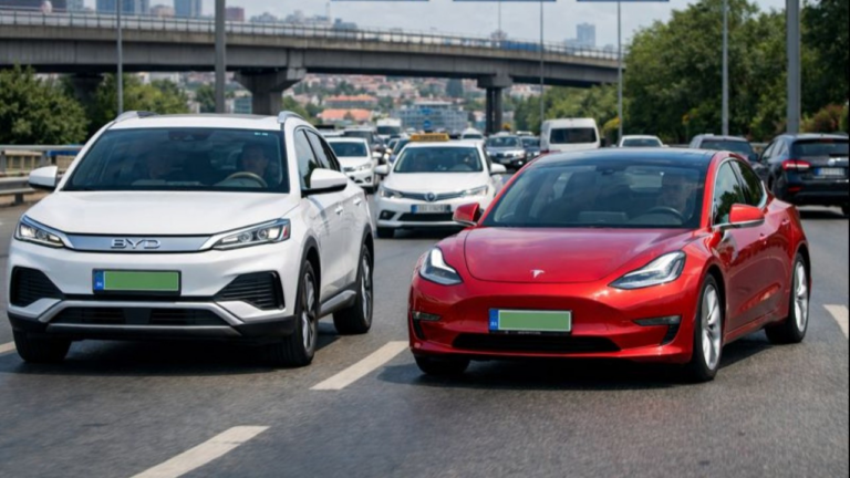 Tesla Avrupa’da Satış Kaybı Yaşarken BYD Büyümesini Sürdürdü