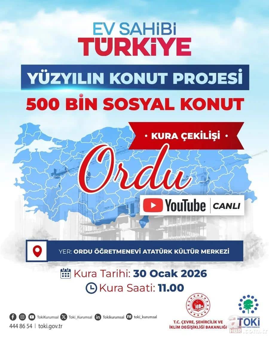 Ordu'da TOKİ Kura Çekimi Heyecanı