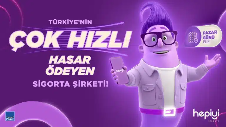 Hepiyi Sigorta’dan Yeni Reklam: Pazar Günü Bile Hasar Ödemesi!