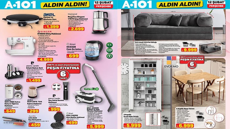A101 Aldın Aldın 12 Şubat 2026 Kataloğu