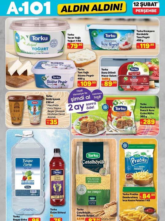 A101 12 Şubat 2026 Aldın Aldın kataloğunda indirimli ürünler ve yeni hafta fırsatları