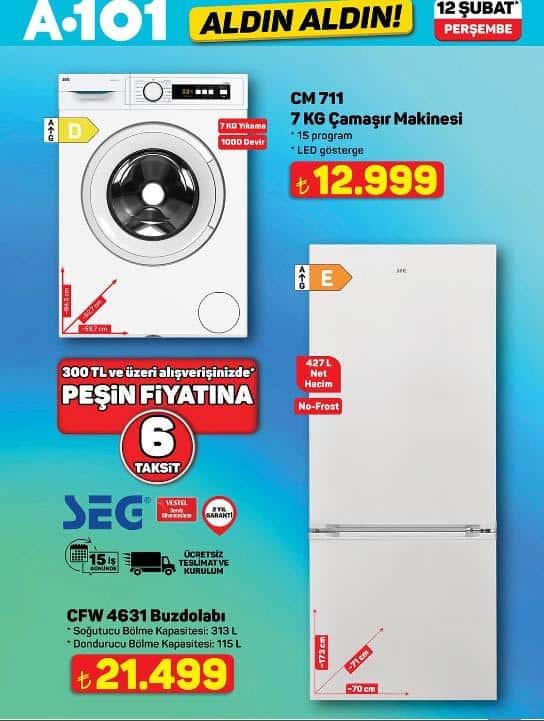 A101 Aldın Aldın 12 Şubat 2026 Kataloğu
