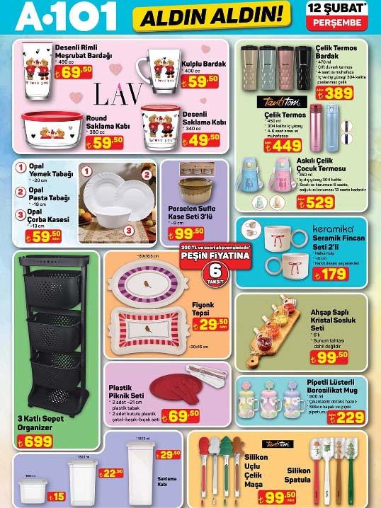 A101 Aldın Aldın 12 Şubat 2026 Kataloğu