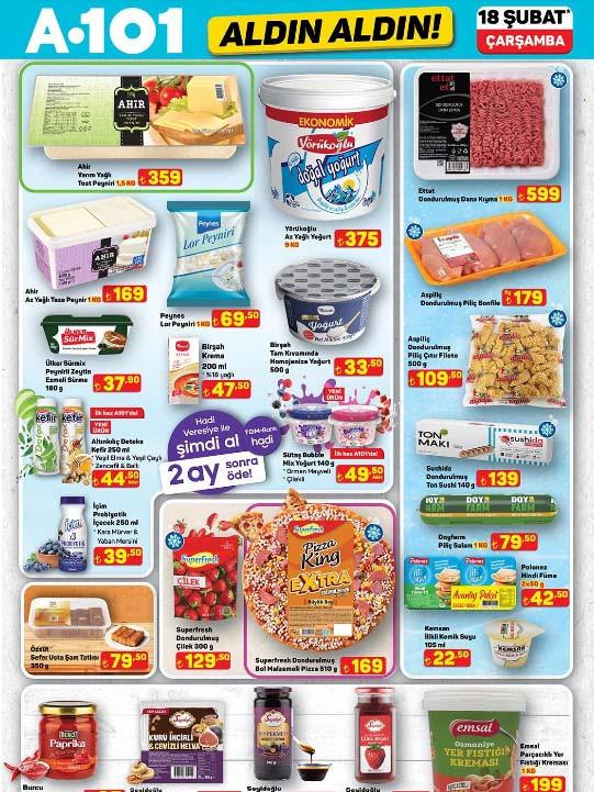 A101 Aktüel Ürünler Afişi 18 Şubat 2026 || Bu Hafta A101 Aldın Aldın Kataloğunda İndirimde Olan Ürünler