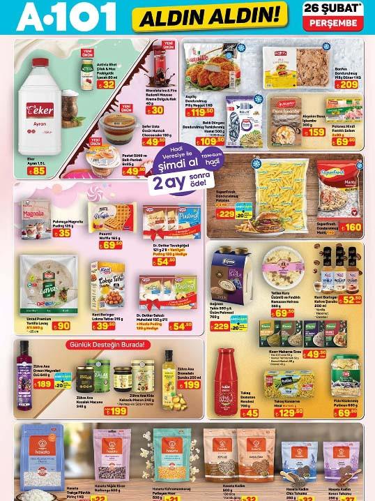 A101 Aldın Aldın 26 Şubat 2025 Aktüel Ürünler Kataloğu ve İndirimli Ürünler Listesi