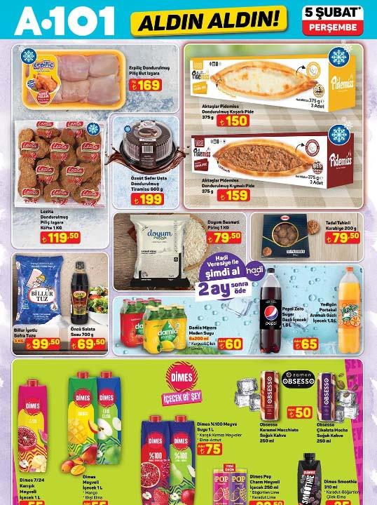 A101 Aldın Aldın Kataloğu 5 Şubat 2026 Perşembe İndirimli Ürünler Listesi