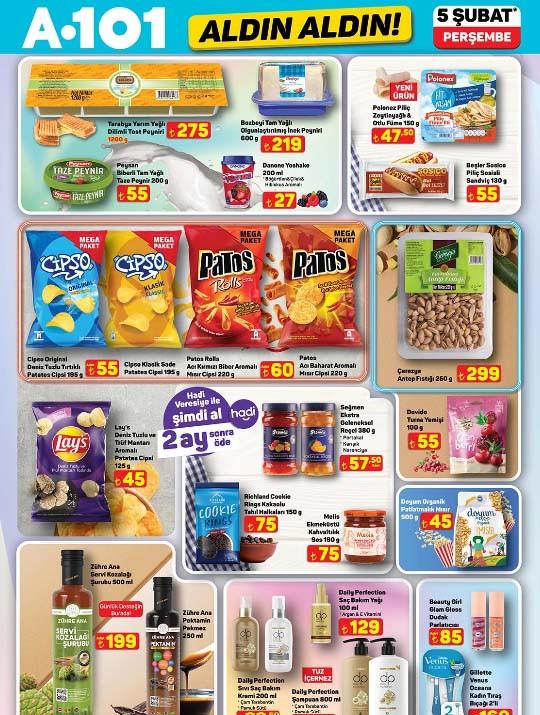 A101 Aldın Aldın Kataloğu 5 Şubat 2026 Perşembe İndirimli Ürünler Listesi