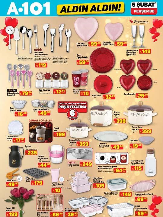 A101 Aldın Aldın Kataloğu 5 Şubat 2026 Perşembe İndirimli Ürünler Listesi