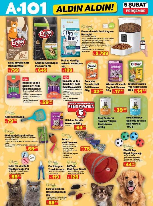A101 Aldın Aldın Kataloğu 5 Şubat 2026 Perşembe İndirimli Ürünler Listesi