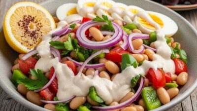 Antalya piyazı tarifi, geleneksel lezzeti ve malzeme detaylarıyla sofralarınıza Akdeniz