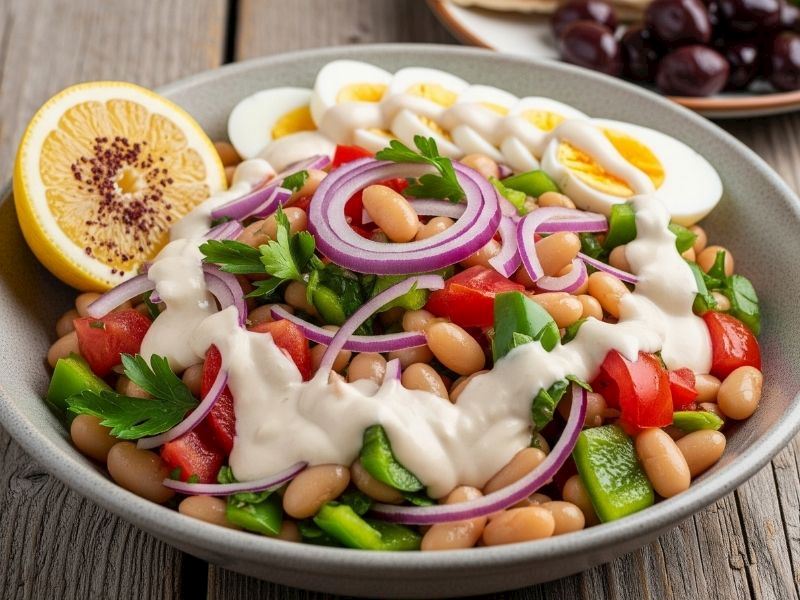 Antalya piyazı tarifi, geleneksel lezzeti ve malzeme detaylarıyla sofralarınıza Akdeniz