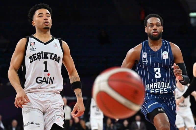 Ziraat Bankası Türkiye Kupası Yarı Finalinde Beşiktaş GAİN, Anadolu Efes'i Eledi