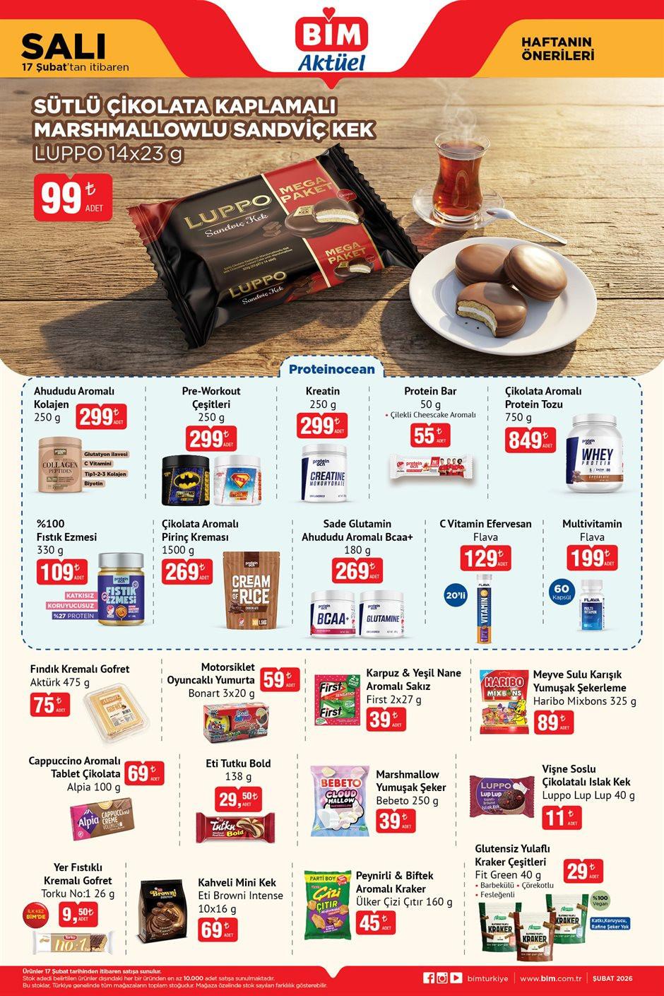 BİM 20 Şubat 2026 Kataloğu