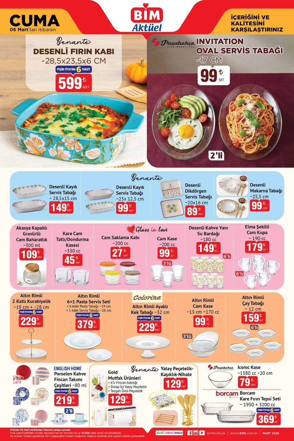 BİM 3-6 Mart 2026 Aktüel Ürünler Kataloğu Yayınlandı