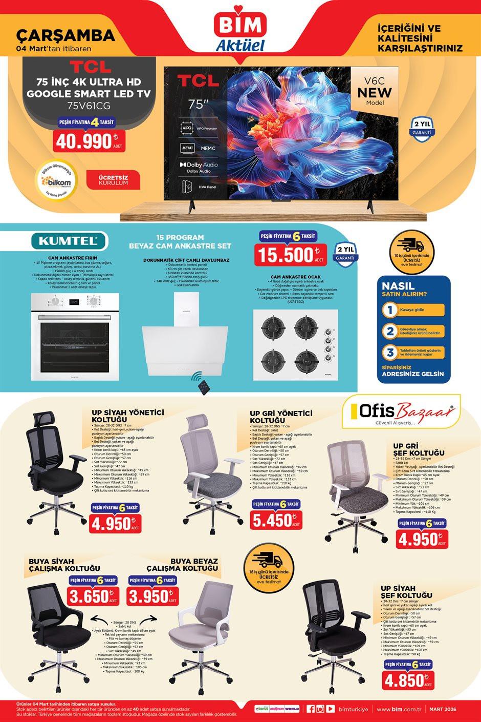 BİM 3-6 Mart 2026 Aktüel Ürünler Kataloğu Yayınlandı
